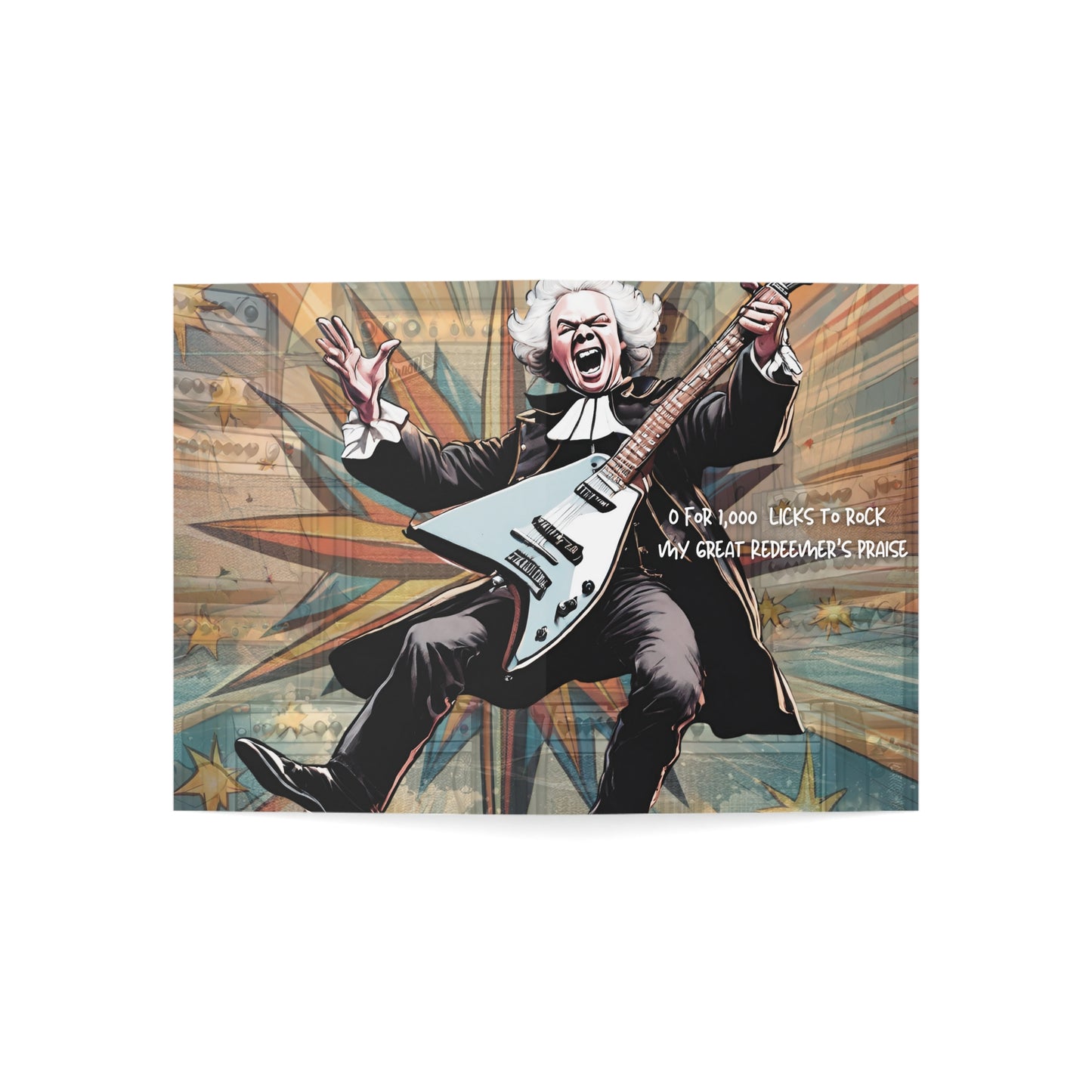 Original Christian Rock Greeting Card (Blank Inside)