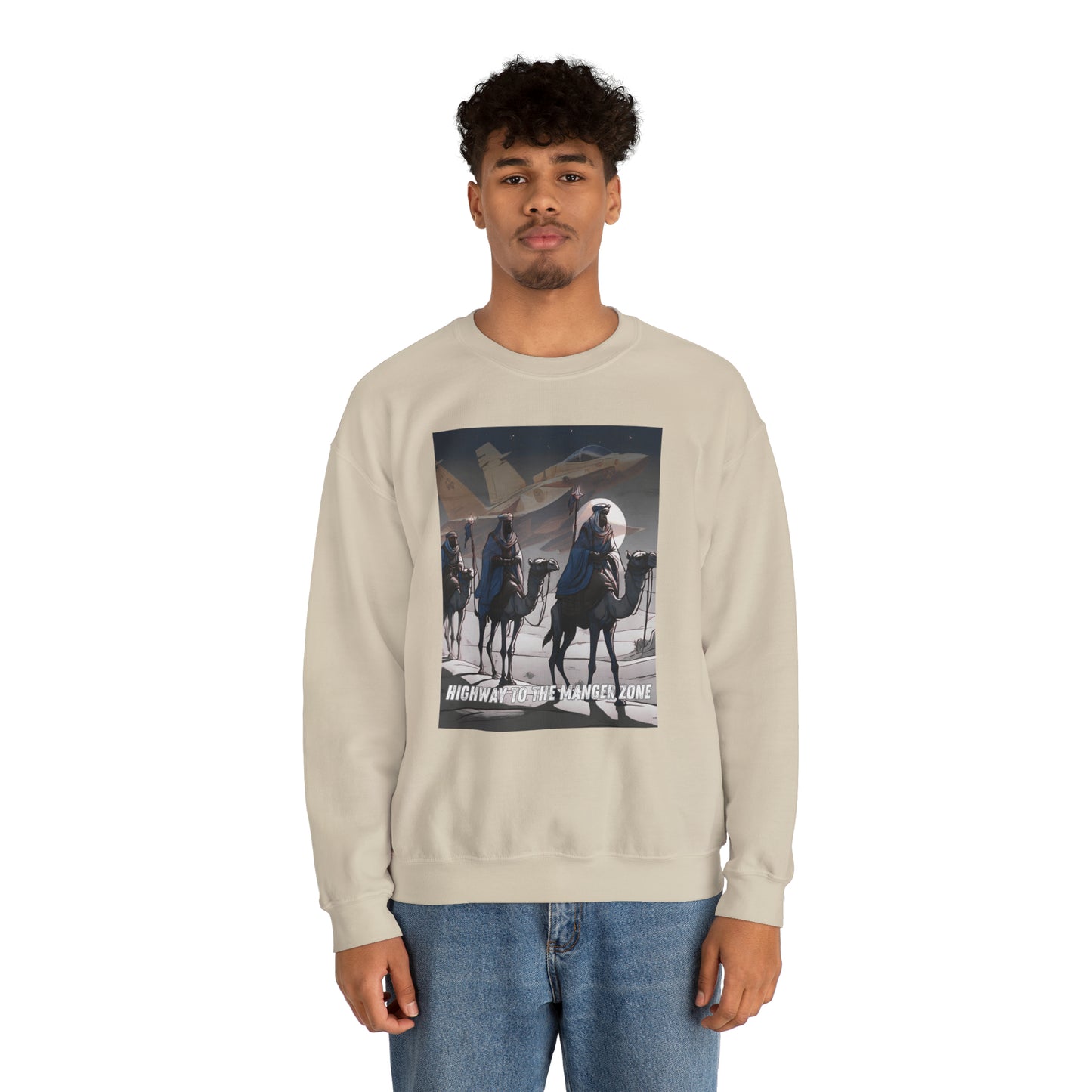 Highway To The Manger Zone Sweatshirt