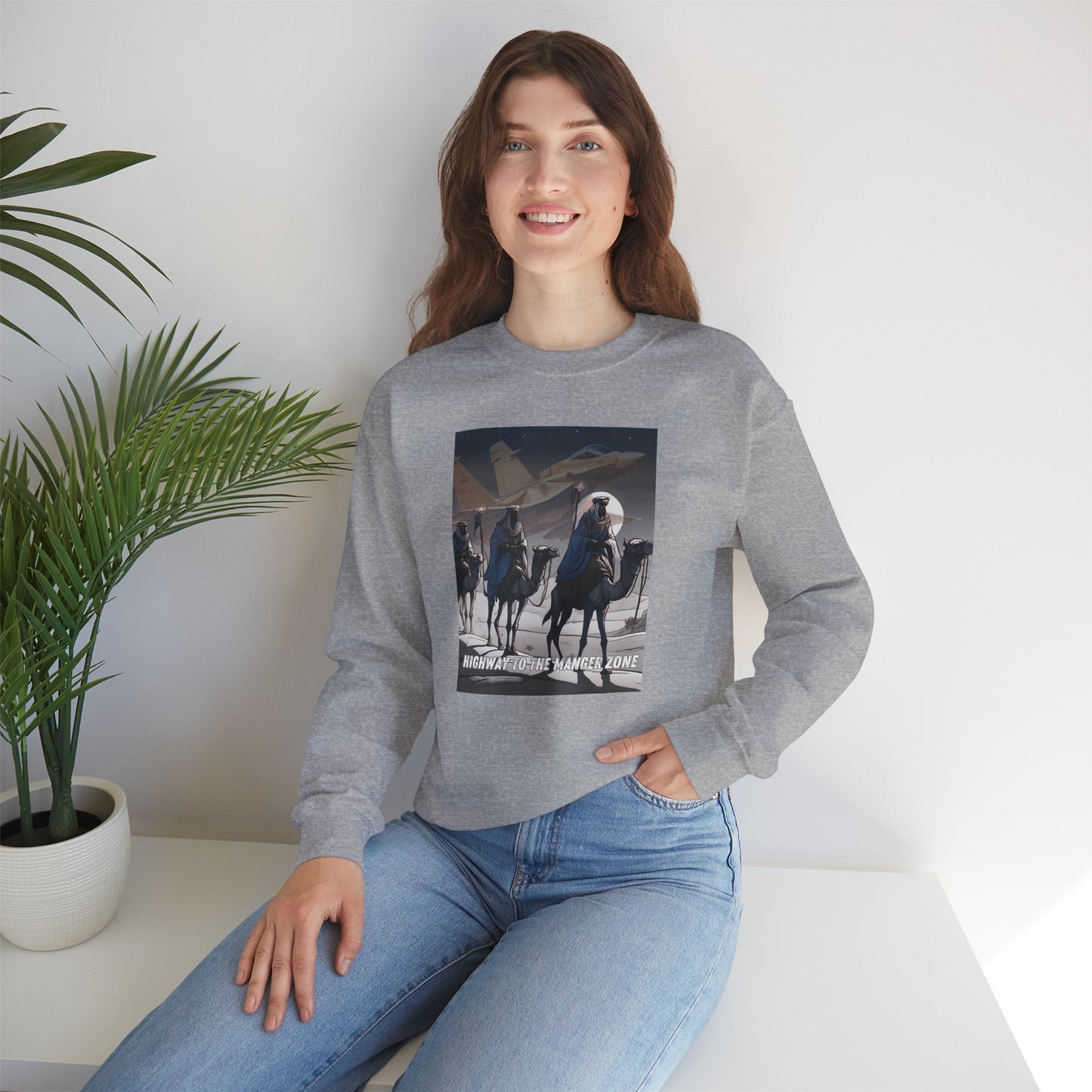 Highway To The Manger Zone Sweatshirt