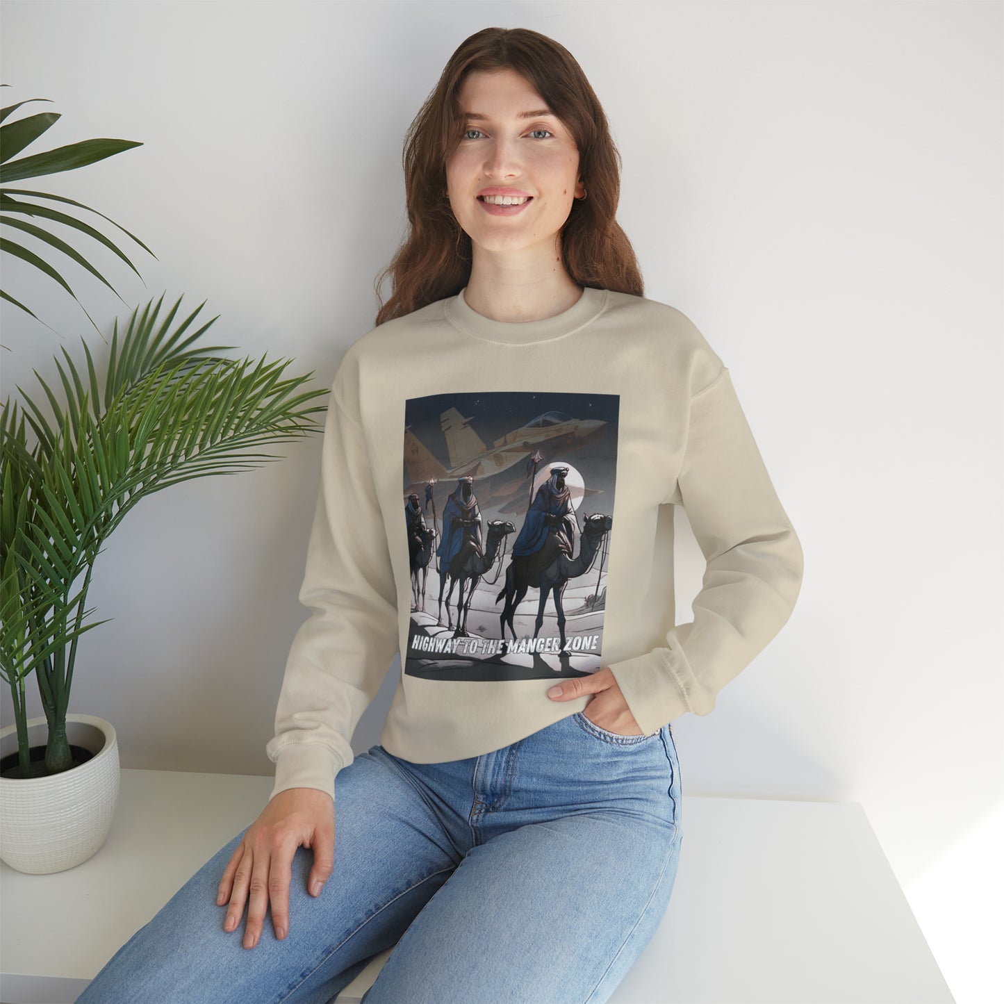 Highway To The Manger Zone Sweatshirt