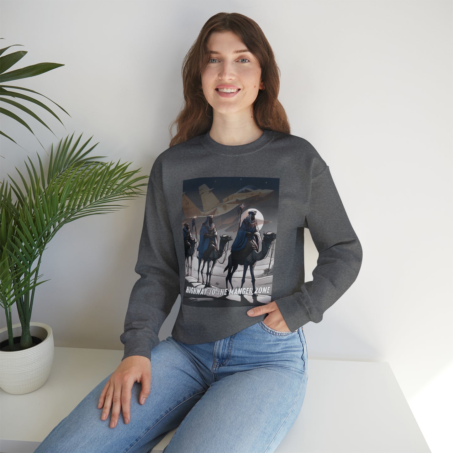 Highway To The Manger Zone Sweatshirt