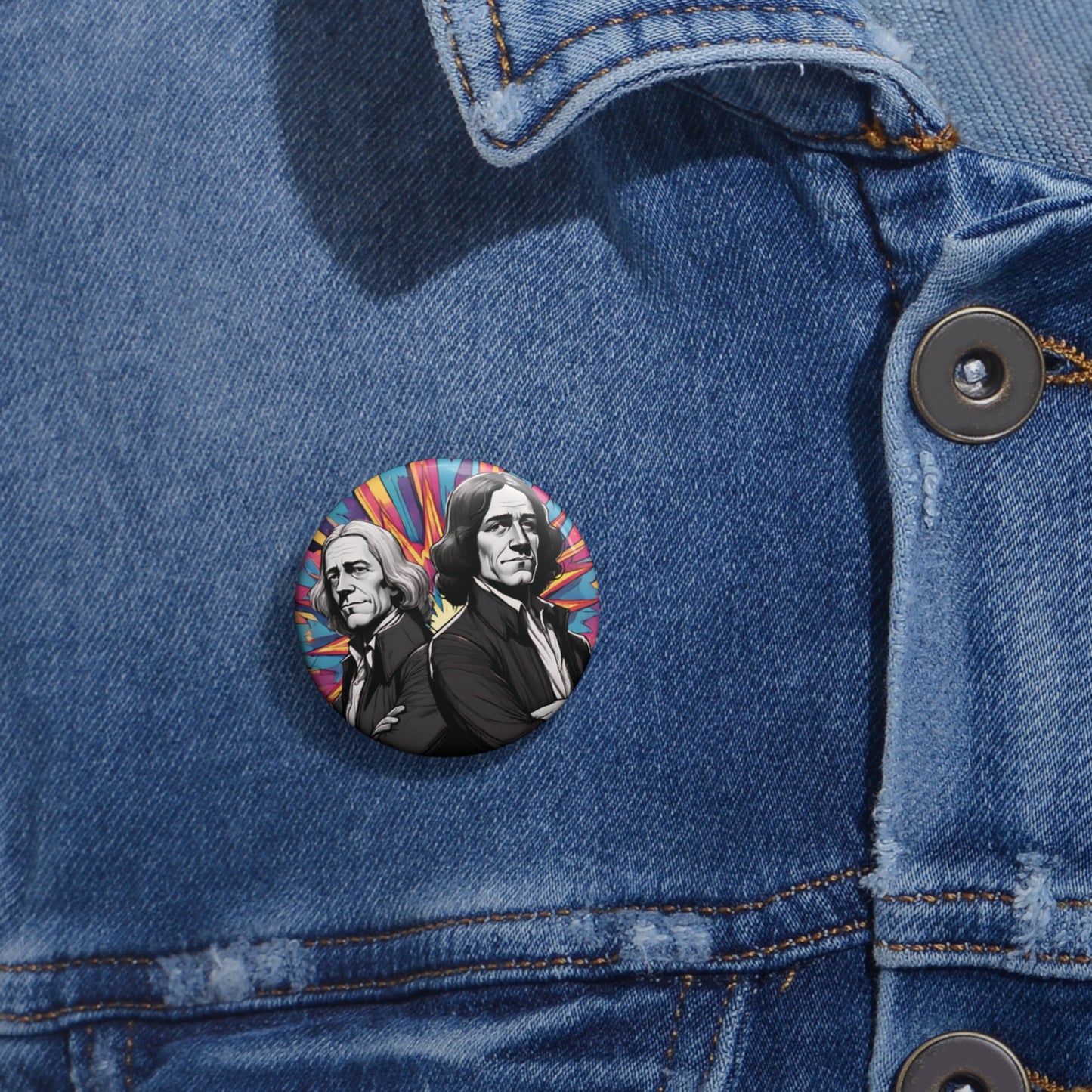 Wesley Brothers Button