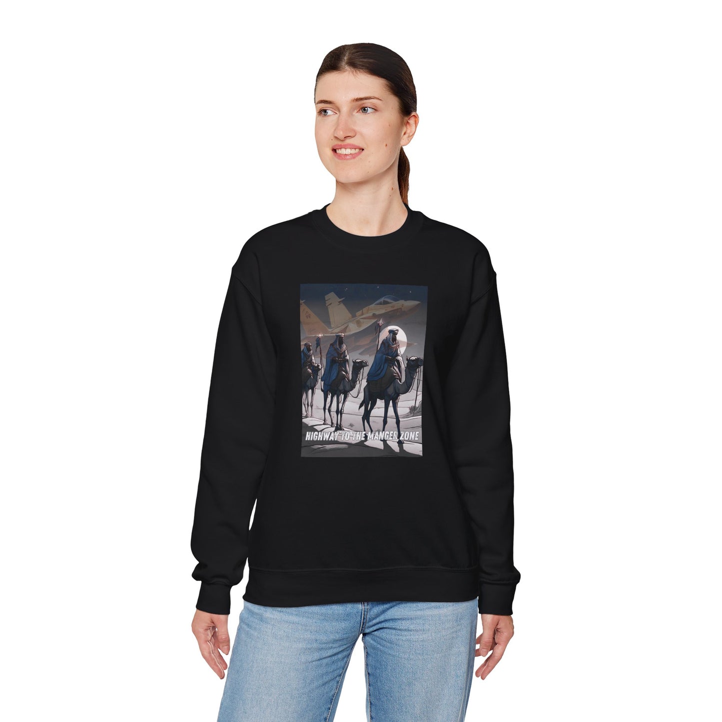 Highway To The Manger Zone Sweatshirt