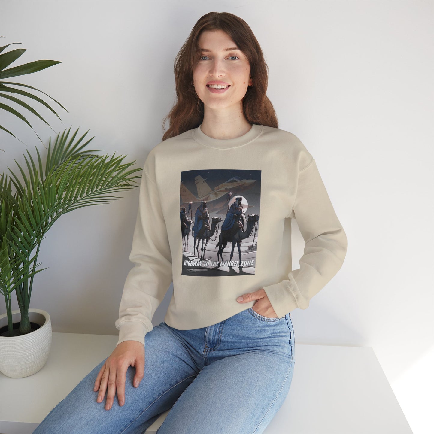 Highway To The Manger Zone Sweatshirt