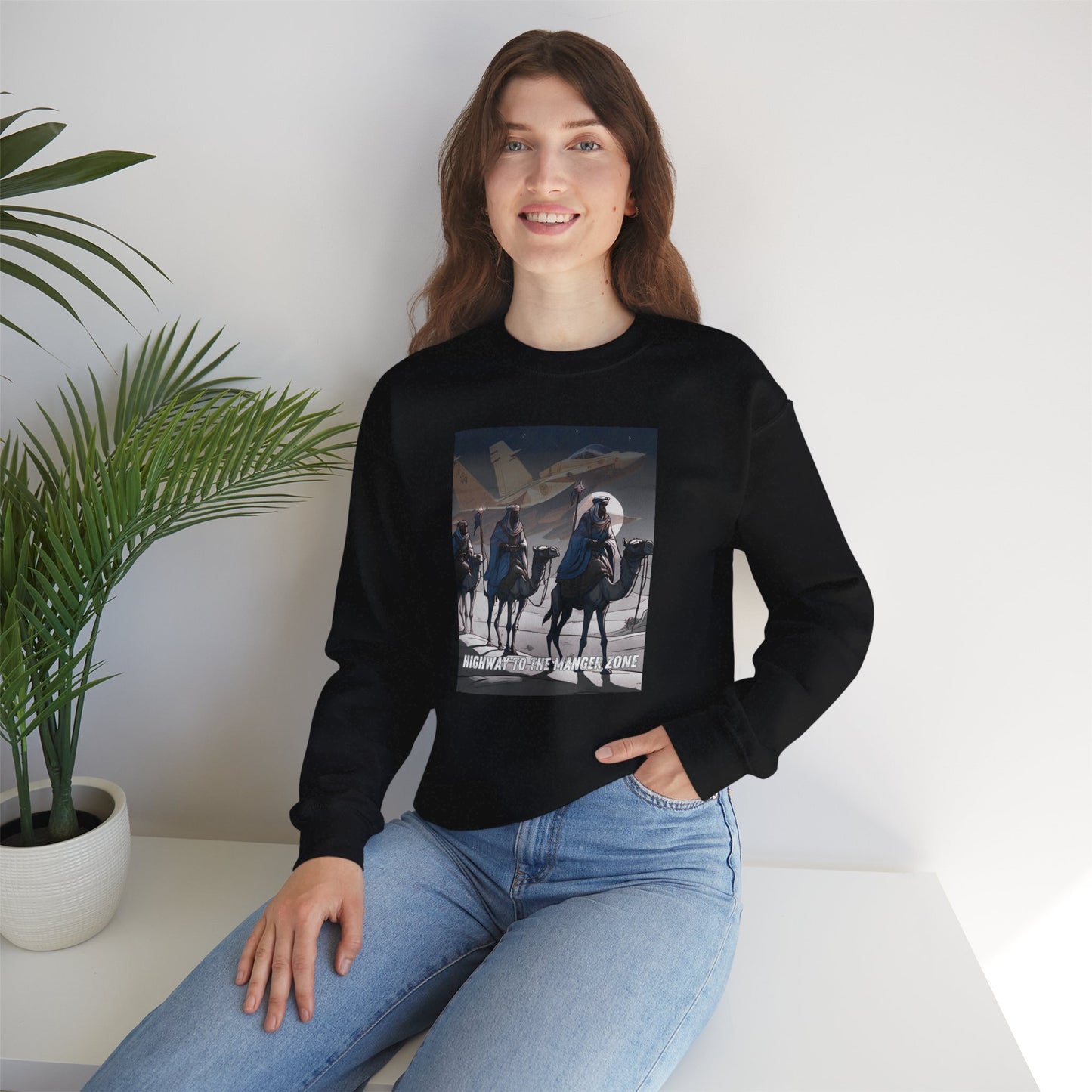 Highway To The Manger Zone Sweatshirt