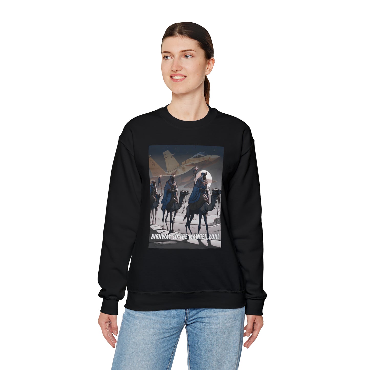 Highway To The Manger Zone Sweatshirt