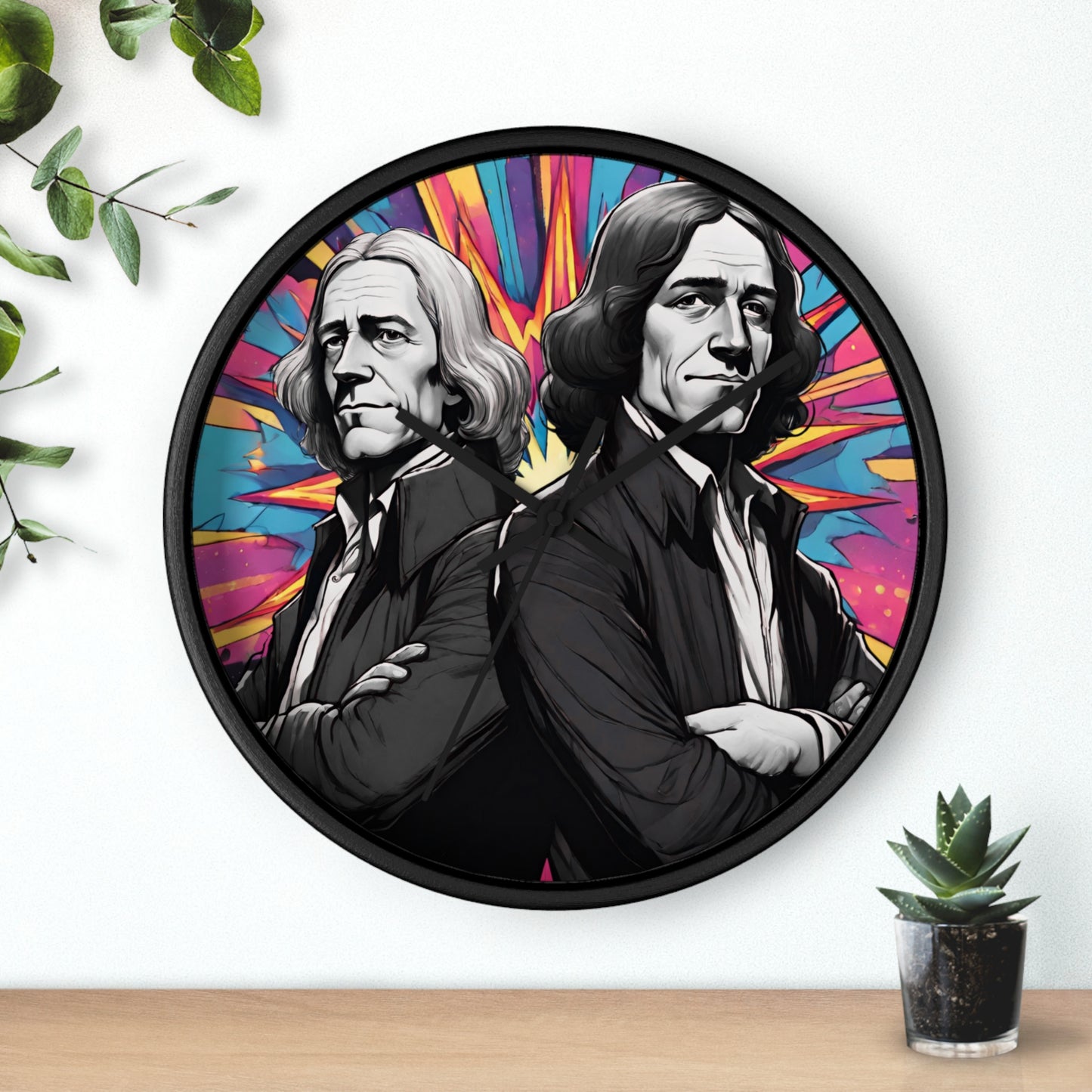 Wesley Brothers Wall Clock