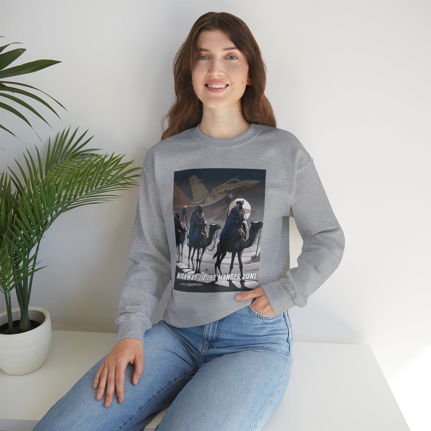 Highway To The Manger Zone Sweatshirt