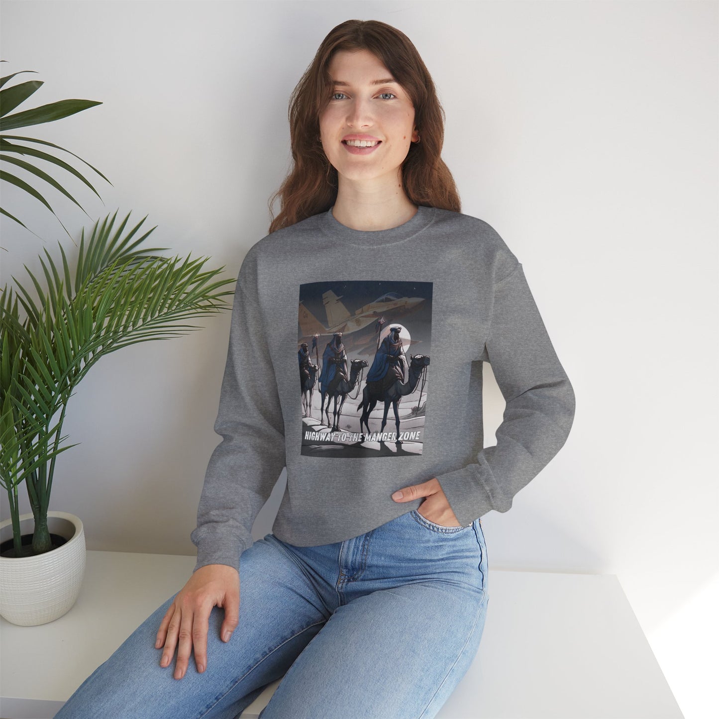 Highway To The Manger Zone Sweatshirt