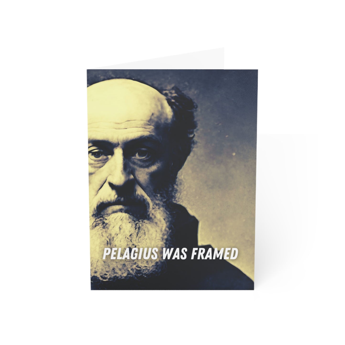 Pelagius Was Framed Greeting Card (Blank Inside)