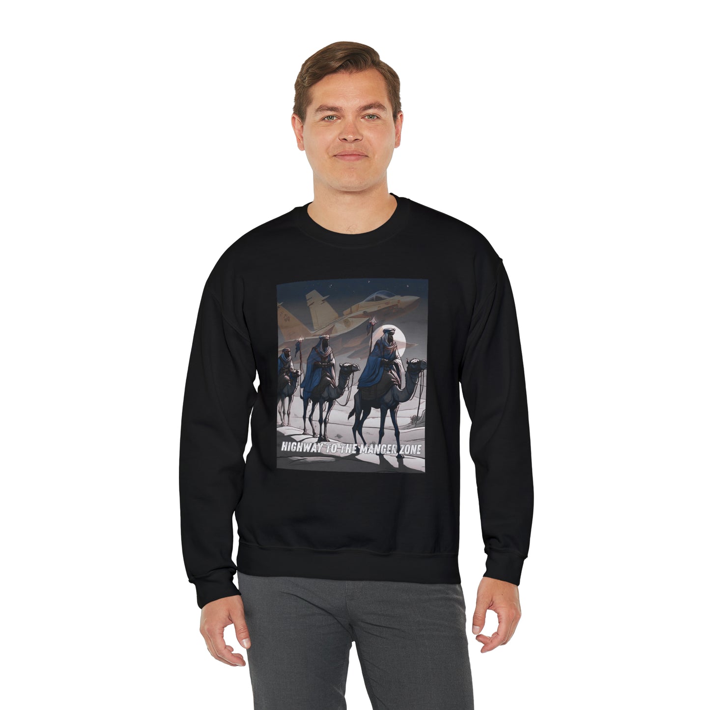 Highway To The Manger Zone Sweatshirt