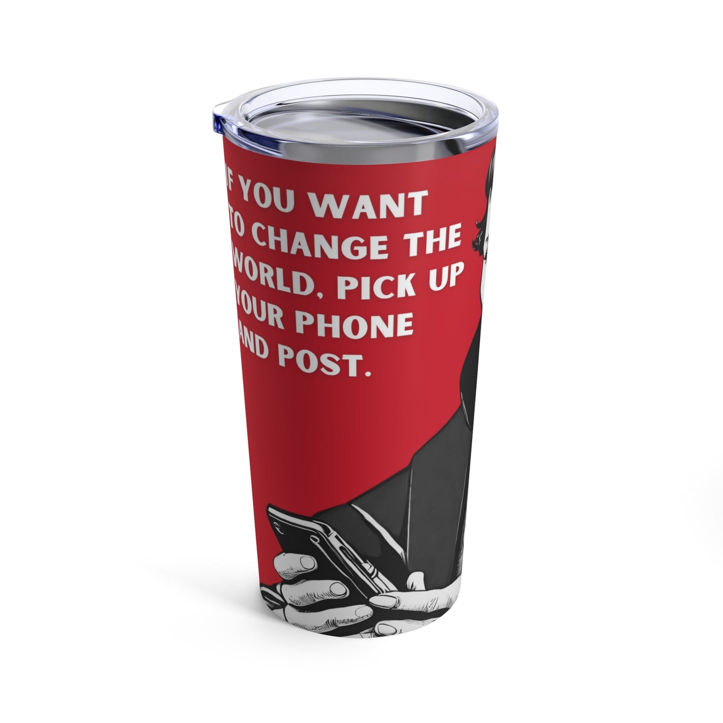 Luther The OG Poster Tumbler 20oz Red