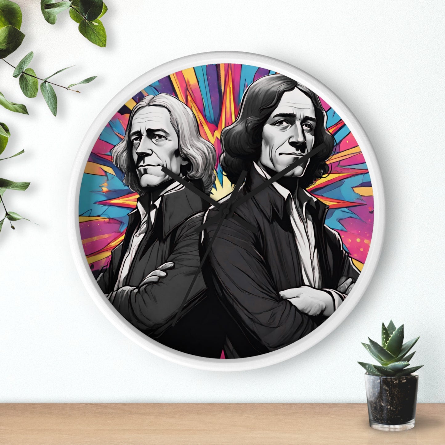 Wesley Brothers Wall Clock