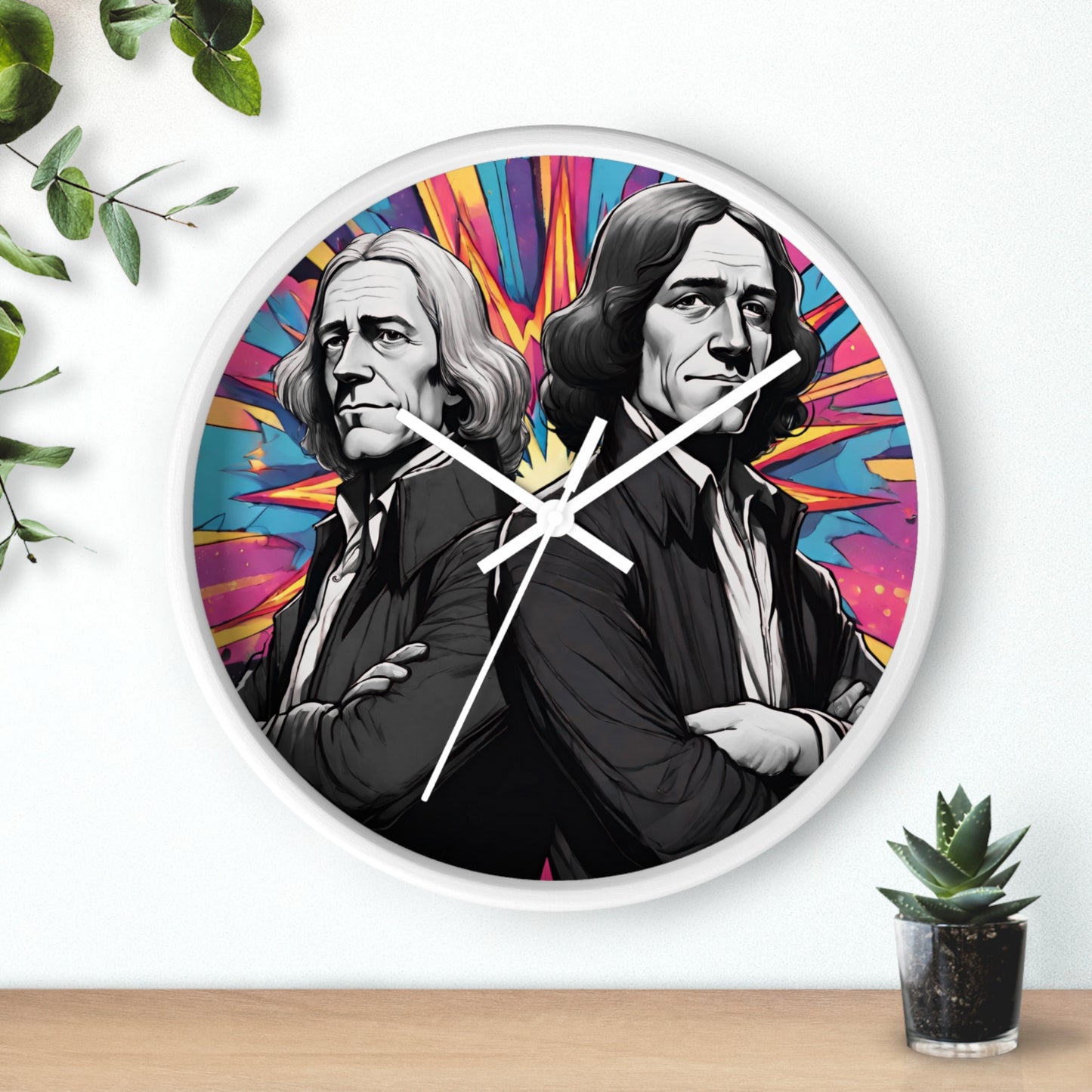 Wesley Brothers Wall Clock