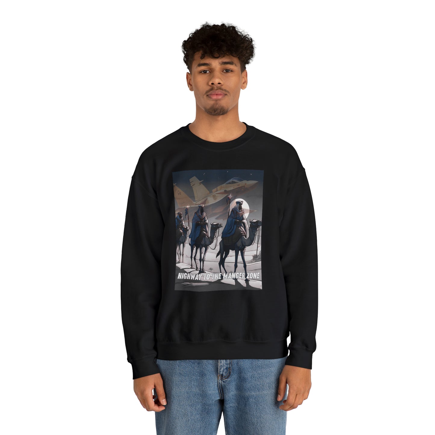 Highway To The Manger Zone Sweatshirt