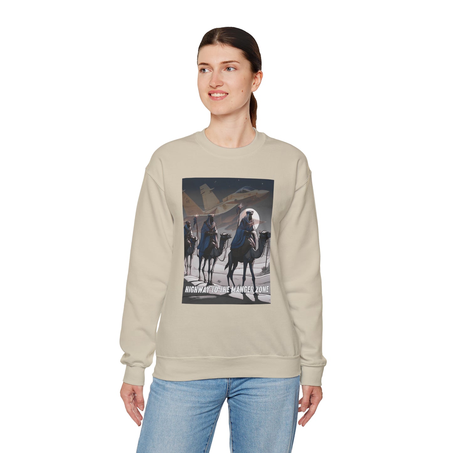 Highway To The Manger Zone Sweatshirt