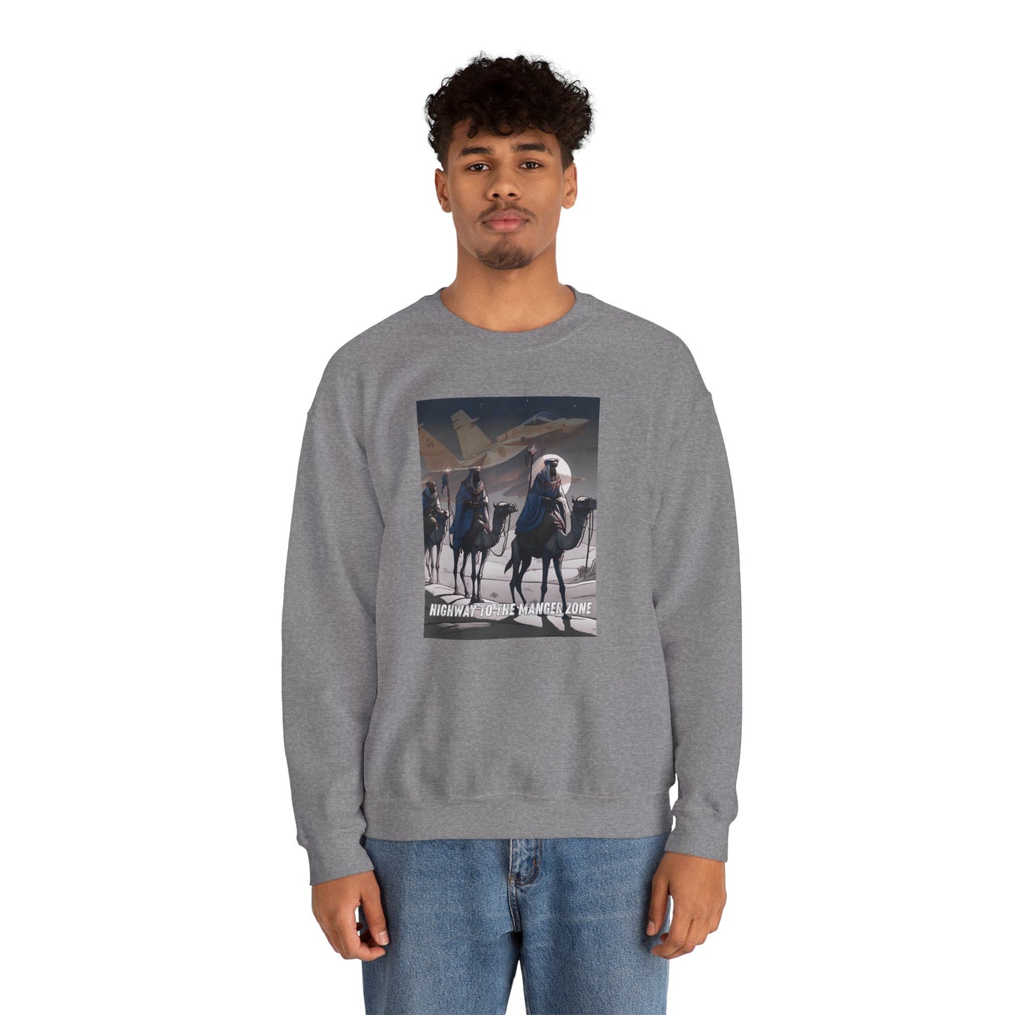 Highway To The Manger Zone Sweatshirt